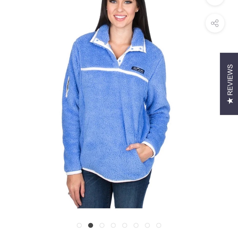 Lauren James Blue Aspen Sherpa Pullover - sold out online